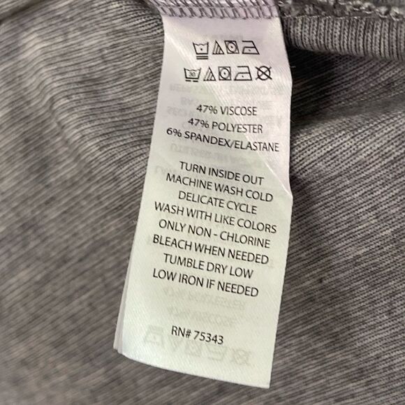 Jones New York Black and White Micro Stripe Tank Size XL - Picture 3 of 5